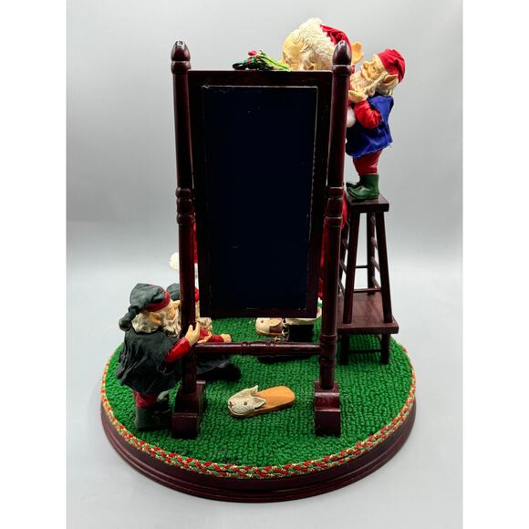 Grandeur Noel Getting Ready Fabriche Santa Claus Elves Dressing for Christmas - Picture 5 of 6